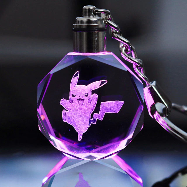 Glowing Pokemon Keychains