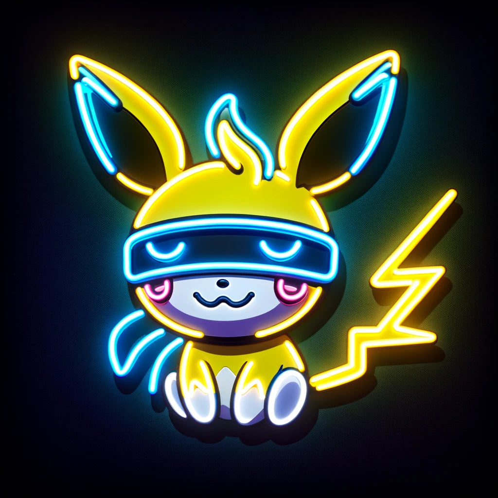 Neon Pikachu Wall Light
