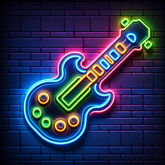 Guitar Controller Neon Wall Light