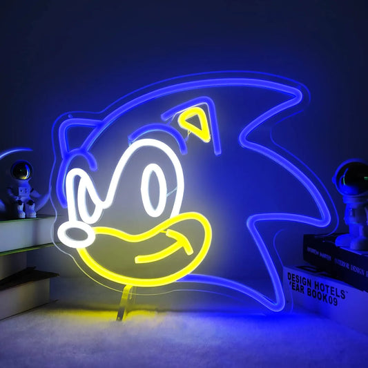 Neon Sonic The Hedghog
