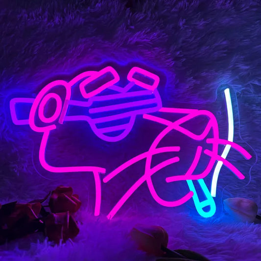 Neon Pink Panther