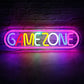 Neon Game Zone Sign